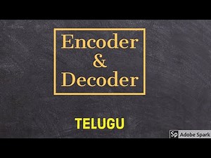 Encoder and Decoder || Digital Electronics in Telugu.