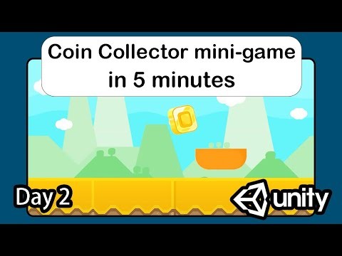 Day 2: Coin Collector Game in Unity | Collect, Score, and Win!