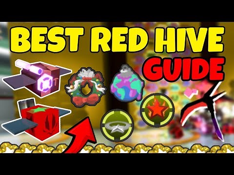 Red Hive Guide in Bee Swarm Simulator! (Full Tutorial)