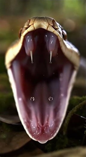 Venomous Cobra Spits Poison | Deadly Snake Warning ⚠️ | 4K Wildlife Short