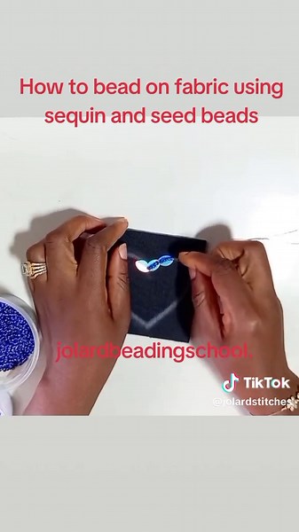 Beading on Fabric: Sequin and Seed Bead Techniques