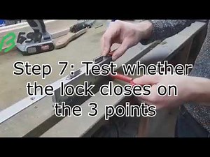 How do I replace the main lock case of a KFV multi-point lock?