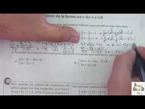 1.15 SYSTEMS OF EQUATIONS ax+by+c= 0 8TH GRADE EXERCISE BOOK (REMEMBER)