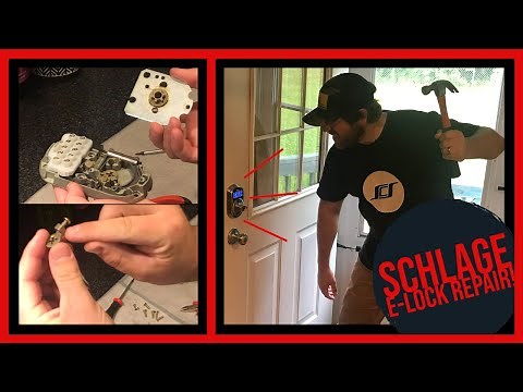 Schlage Deadbolt Lock Problems How to Fix l Repair Video