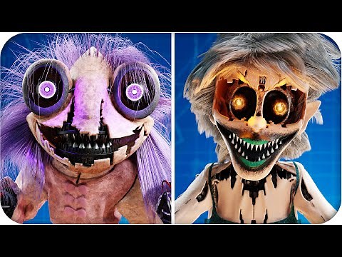 FNAF AR Workshop Animations Nightmare version of Willy's Wonderland Characters