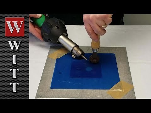 Flexible PVC Liner Repair - Hot Air Welder Method