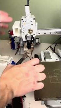 How I fixed the clog on my Bambu labs a1 mini #3dprinterclog #3dprinting #bambua1 #3dprinterclog