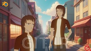 Creating an anime character in blender