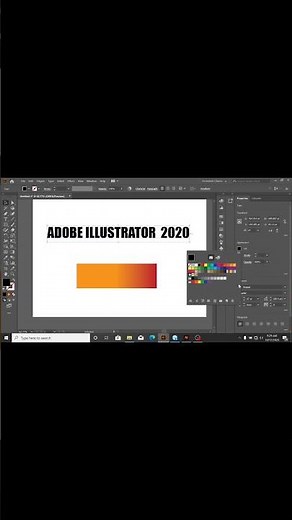 How to add gradient to text in Adobe Illustrator 2020