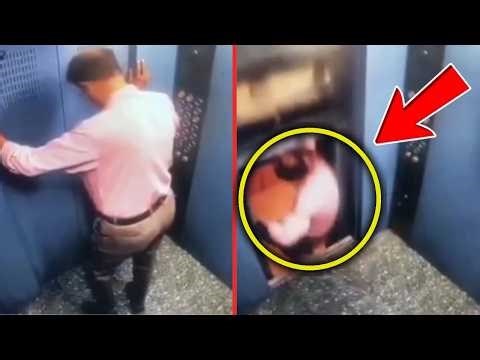 REALLY BAD ELEVATOR ACCIDENTS CAUGHT ON CAMERA 💀