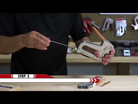 How to Load Arrow's T25 Staple Gun