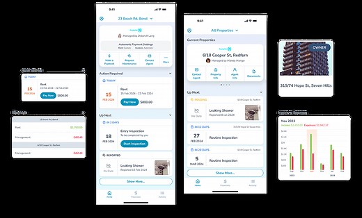 The PropertyMe app for owners and tenants