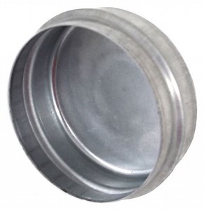 2008 R-Vision Trail-Lite Travel Trailer Zinc Plated Grease Cap - 2.333" Outer Diameter - 1.00" Tall