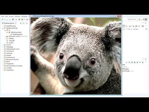 How To Add Background Image For Java App *Updated