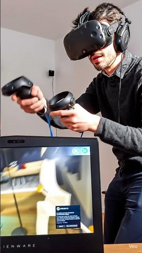 Immersive Virtual Reality Gaming Experience 🎮🕶️#VirtualReality #VRGaming #FutureTech #ImmersiveExper