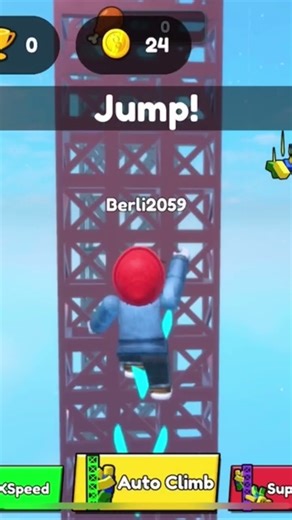 I earned 45000 💰dollars from Roblox climb and jump game #roblox #robloxshorts #funnygameplay #earn