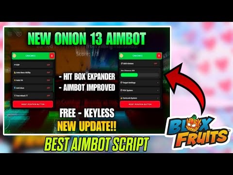 Best Blox Fruits Onion 13 Aimbot Script NO KEY | Auto Aimbot, Expand Hit Box, 10M Bounty, Auto Hunt