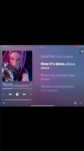 How it's done, done, done- KPOP demon hunters