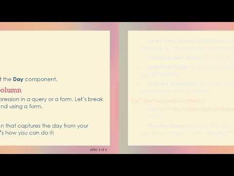 How to Easily Insert a Day Column in Access Databases