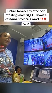 Entire family arrested for stealing over $1,000 worth of items from Walmart !!!! Part 1 | Net Not