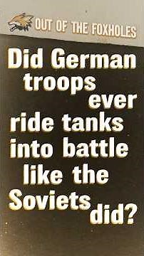 German Tank Riders? The Truth Behind the Photos #OOTF #shorts
