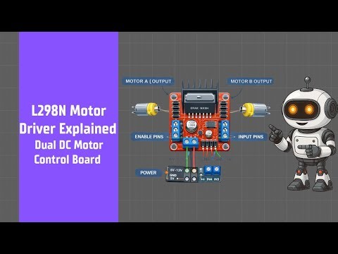 L298N Motor Driver Explained | Dual DC Motor Control Board | Robotics Hardware for Beginners