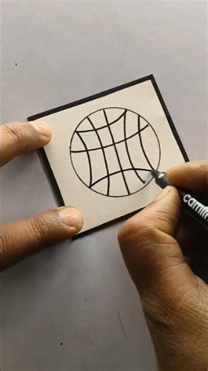 Easy Optical Illusion #opticalillusion #shorts #drawing