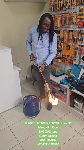 Flamethrower Propane Torch Burner Kit Manual Ignition 6KG/13KG