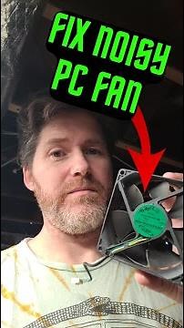 Noisy PC Fan Fix: Re-oiling