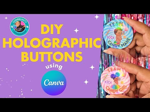 How to Make Custom Pinback Buttons Using Canva | #canvassador #Canva