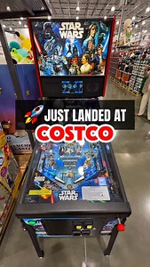 1.2K reactions · 150 shares | Costco dropped a Star Wars pinball machine for $4,799.99 and it’s straight out of a retro dream. Made by Stern, this premium cabinet comes loaded with themed missions, interactive LED playfield, and that classic sound design—tag someone who needs this for their man cave. #costcofinds #costcowonders #costcoinfluencer #costco #starwarsfans #pinballmachine #sternpinball #homearcade #gameroomgoals | Costco Wonders | Facebook