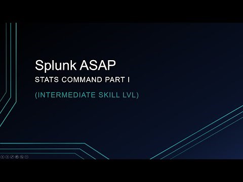 Splunk stats command part I (intermediate)