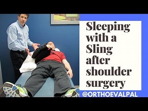 How to Sleep After Shoulder Surgery