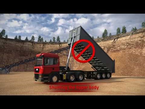 How to operate a tipper - avoid serious accidents