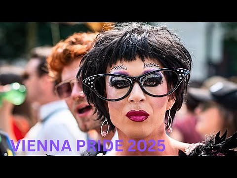 [4K 60fps] VIENNA PRIDE 2025 - RAINBOW PARADE ACTION 🇦🇹