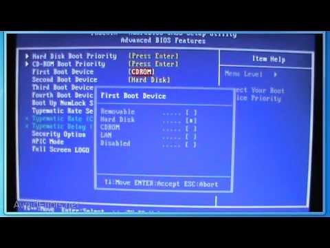 How To Change First Boot Device in BIOS to Boot From CD/DVD
