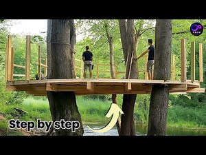 Building Secret Tree House with Free Wood Planks | Step-by-Step Guide by ‪@TechFormationOfficial‬