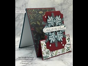 Stampin' Up Delicate Pines Double Easel Card Video Tutorial