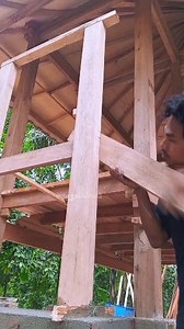 837K views · 7.2K reactions | Penyetelan balok tangga rumah panggung kayu. Adjusting the wooden stilt house stair beams. #setting #tukang_kayu #rumah_panggung #tips_trick #tangga #woodworking #diy | Onggek Dani | Facebook