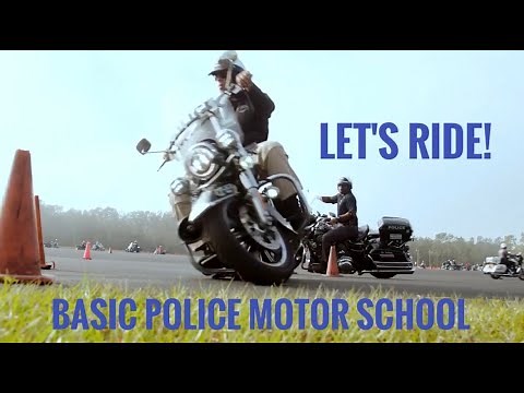 A Look into The Basic Police Motorcycle Operator School (80 hour course).