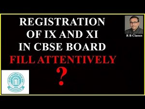 Registration of class 9th and 11th in CBSE board