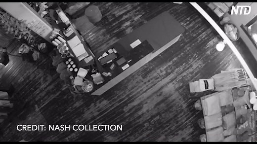 A surveillance video caught the moment of the Nashville explosion. You can hear audio of the blast and a window breaking. Read full story: https://www.ntd.com/nashville-explosion-update-possible-human-remains-found-motive-unknown_545218.html | NTD Life