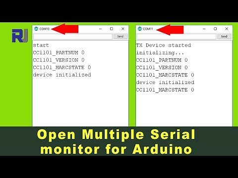 How to open multiple Serial Monitor for Arduino