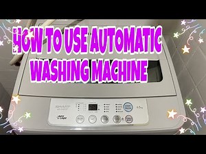 HOW TO USE AUTOMATIC WASHING MACHINE||SHARP ES FA650P||CHILE DOMINGUEZ