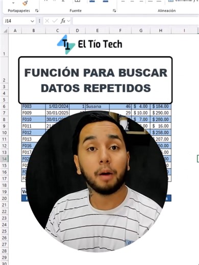 Cómo buscar datos cuando están repetidos en Excel 🔍📊 ¡Encuentra el valor correcto sin errores! ⚡ ¿Tus búsquedas devuelven siempre el mismo resultado y no el que necesitas? 😅 Con este truco de Excel aprenderás a buscar datos repetidos de forma correcta 🔎✅, obteniendo el valor exacto que deseas y evitando confusiones en segundos 🚀 #Excel#exceltutorial#ElTioTech#ExcelTips#viral