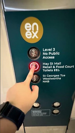 Schindler 5400 AP Elevator @ enex, Perth #elevator #lift #perth #schindler