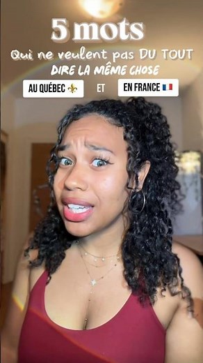 5 words that don't mean the same thing at all in Quebec and France. #words #quebec #france