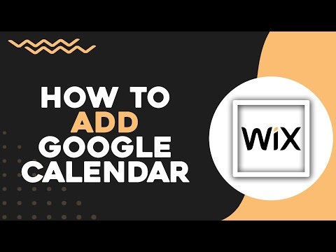 How To Add Google Calendar to Wix (Easiest Way)