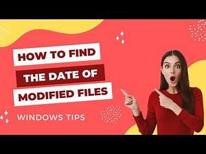 How to Find files by date modified in Windows 10 | Windows 11