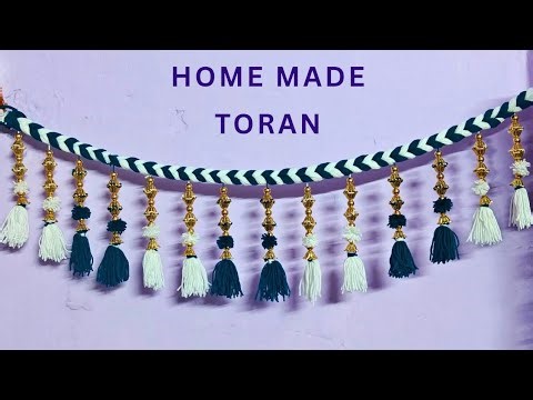BEAUTIFUL HANDMADE TORAN | EASY DIY DOOR HANGING DECORATION AT HOME